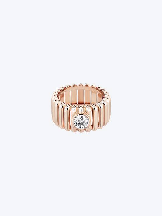 82 M ROSE GOLD DIAMOND RING