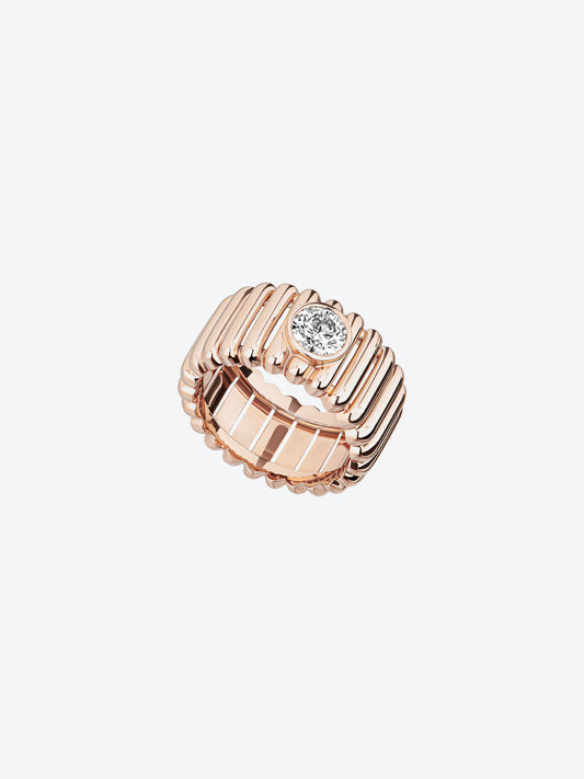 82 M ROSE GOLD DIAMOND RING