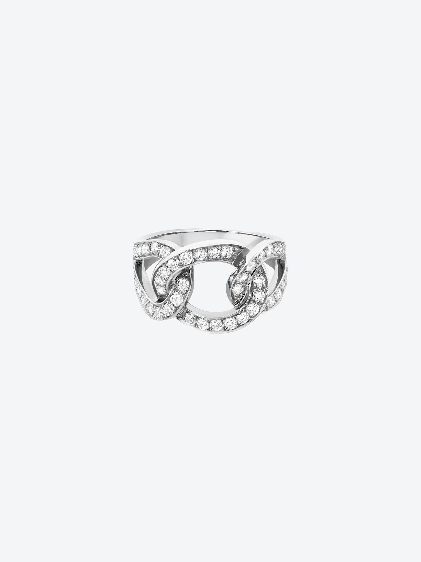 RIFLI L RING IN WHITE GOLD AND DIAMONDS