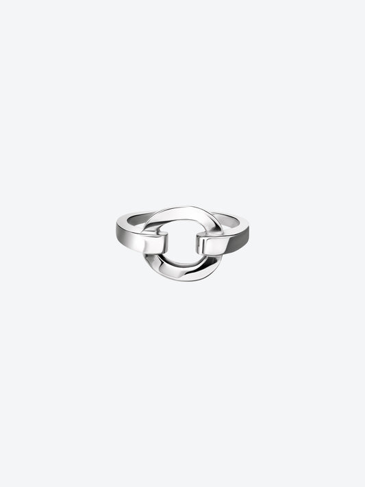 BAGUE RIFLI S EN OR BLANC