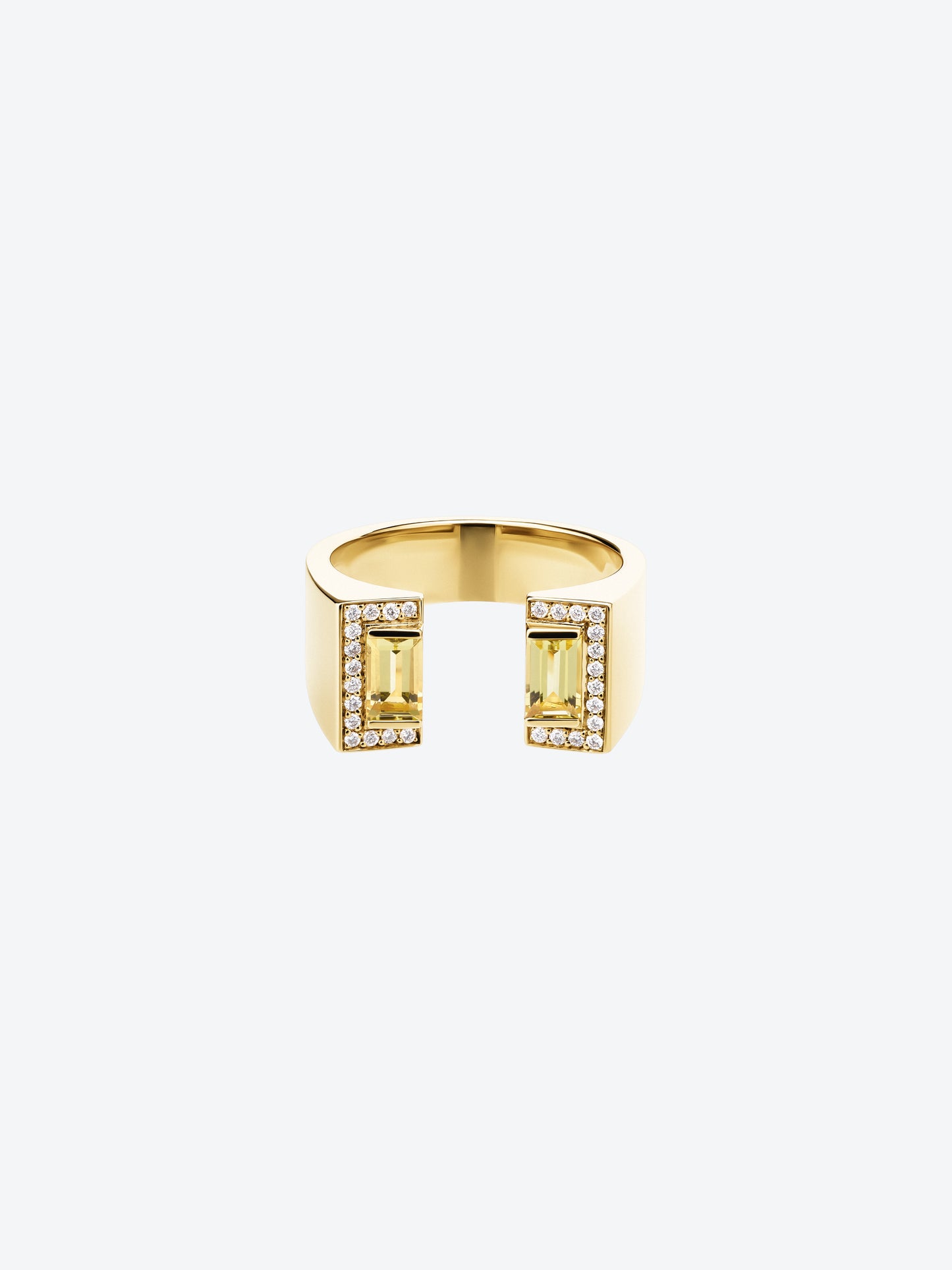 DUNE FEU RING IN YELLOW GOLD