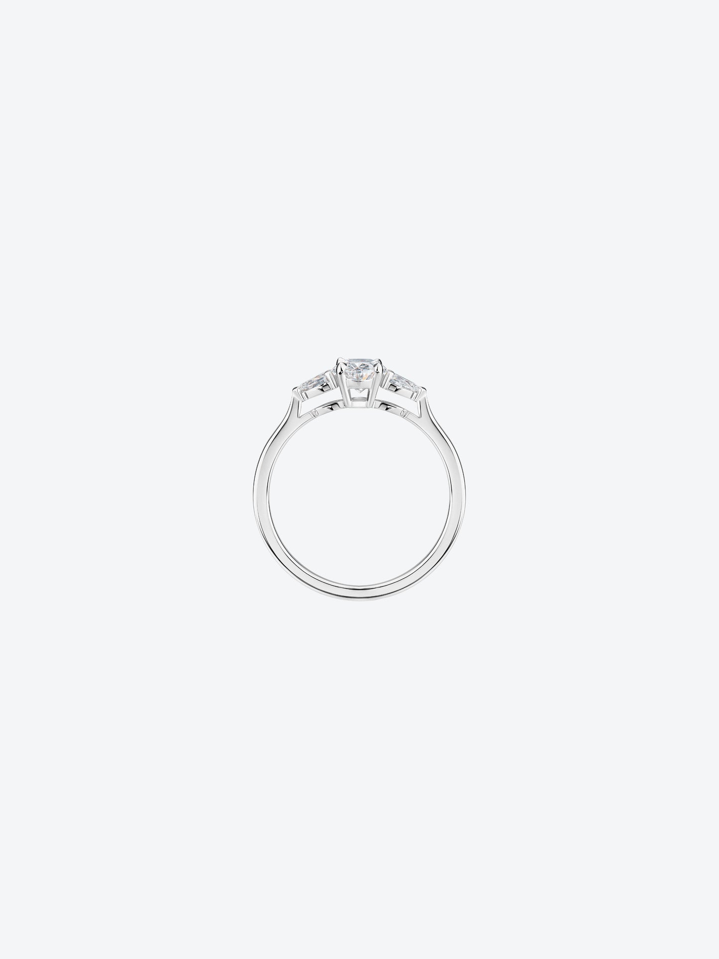 PEAR WHITE GOLD DIAMOND SOLITAIRE