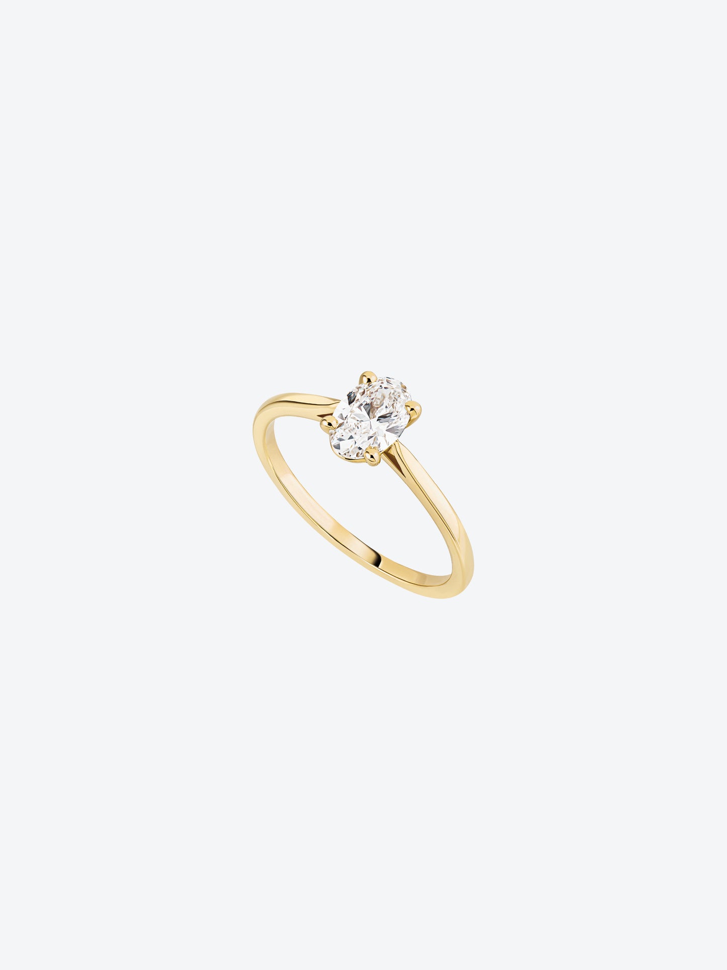 PEAR WHITE GOLD DIAMOND SOLITAIRE