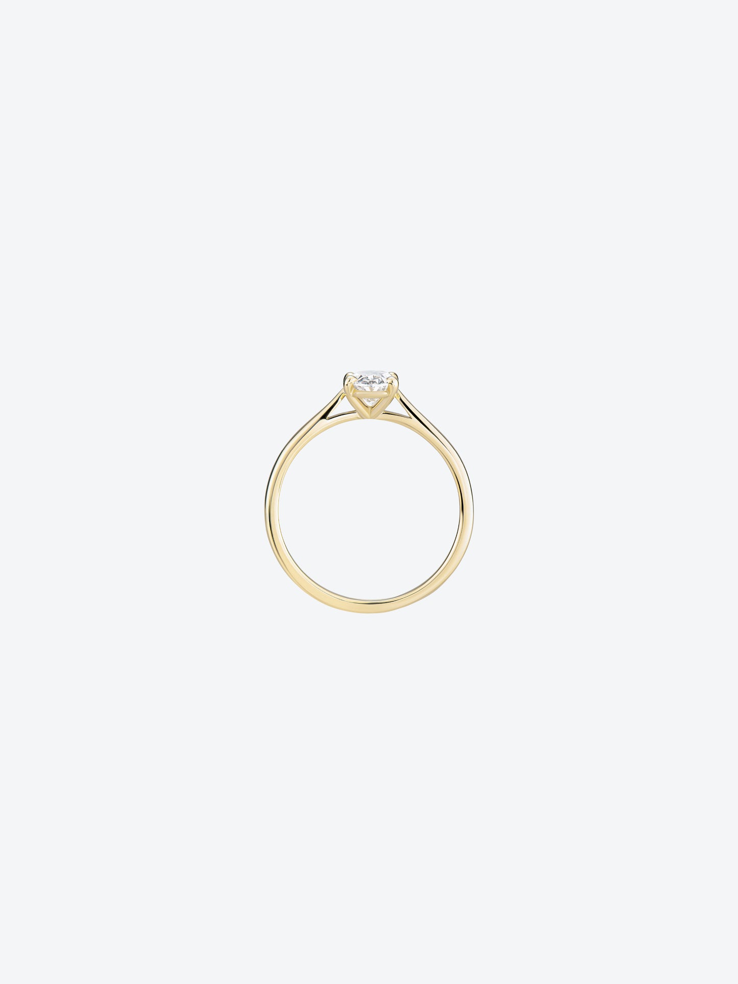 PEAR WHITE GOLD DIAMOND SOLITAIRE