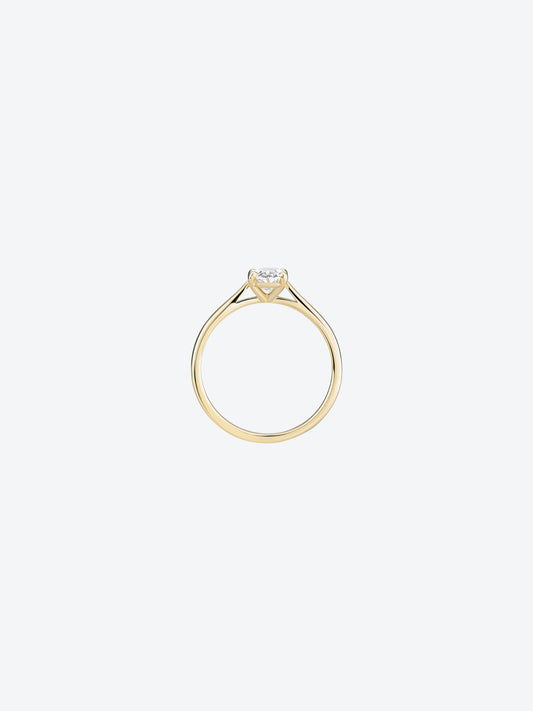 PEAR WHITE GOLD DIAMOND SOLITAIRE