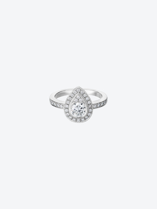 PEAR WHITE GOLD DIAMOND SOLITAIRE