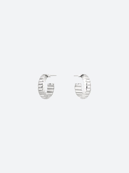 BOUCLES D'OREILLES NEW 82 OR BLANC - Copin