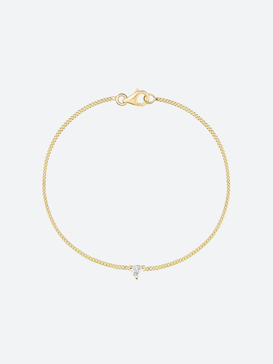 BRACELET OR JAUNE ET DIAMANT TROIDIA - Copin