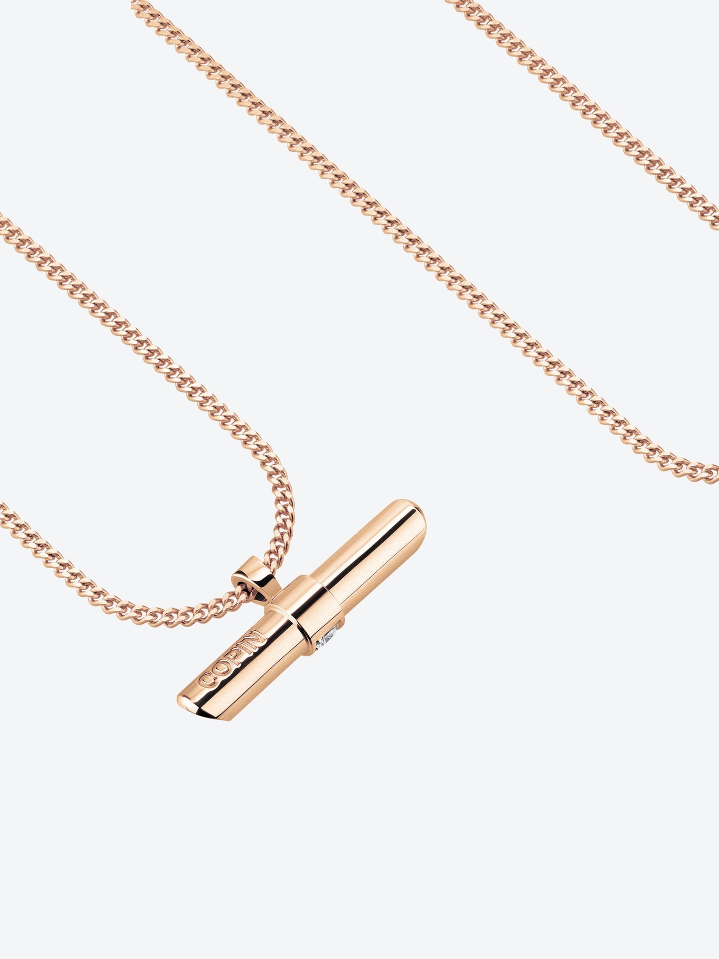 PENDENTIF NEW 82 L OR ROSE ET DIAMANTS