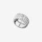 BAGUE 82 M OR BLANC DIAMANT ROND