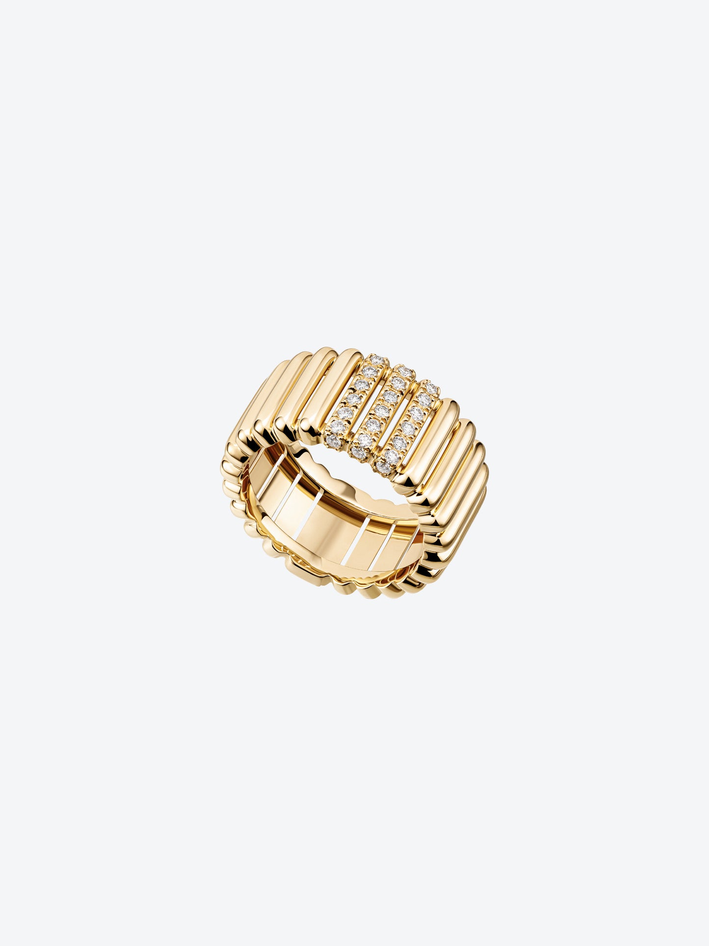 RING 82 YELLOW GOLD 24 DIAMONDS