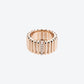 BAGUE 82 M OR ROSE DIAMANTS
