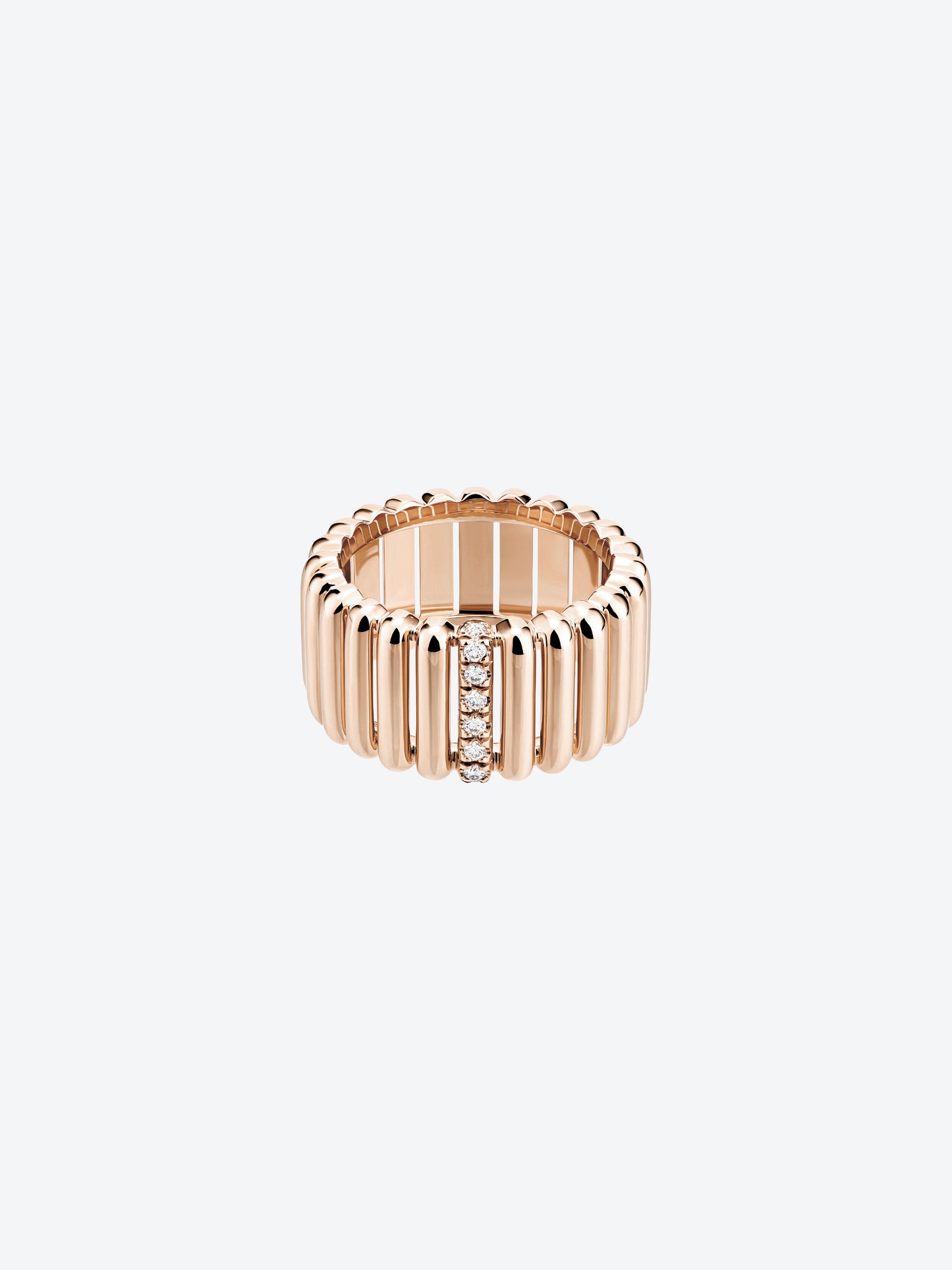 BAGUE 82 M OR ROSE DIAMANTS