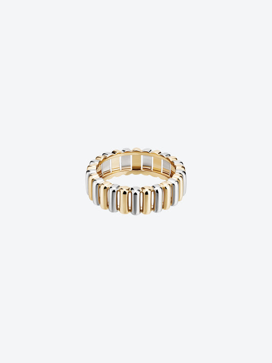 82 S YELLOW GOLD AND WHITE GOLD RING