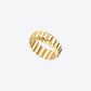 NEW 82 M RING IN YELLOW GOLD