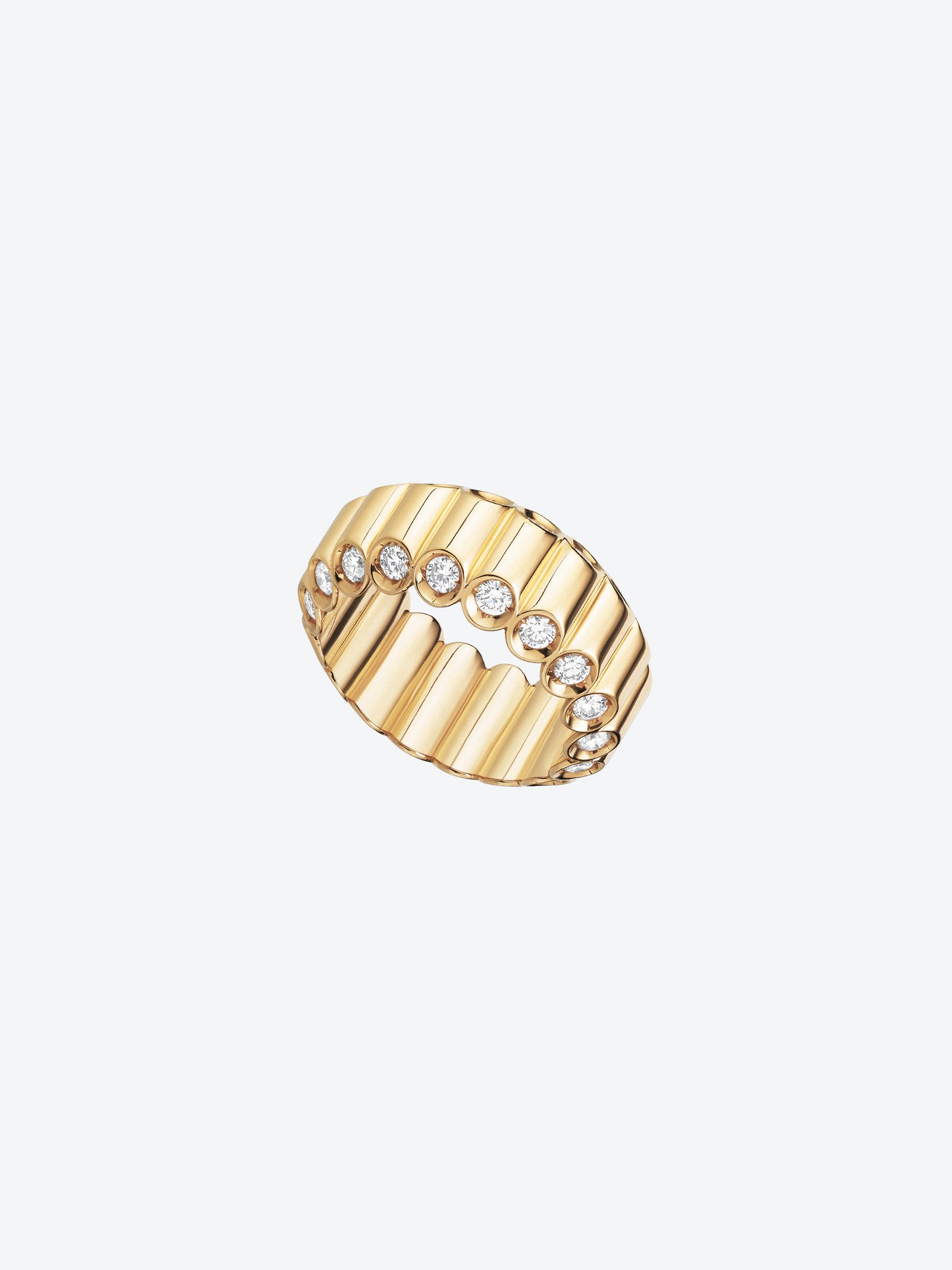 NEW 82M RING IN YELLOW GOLD AND DIAMONDS