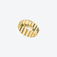 NEW 82M RING IN YELLOW GOLD AND 10 TSAVORITE GARNETS