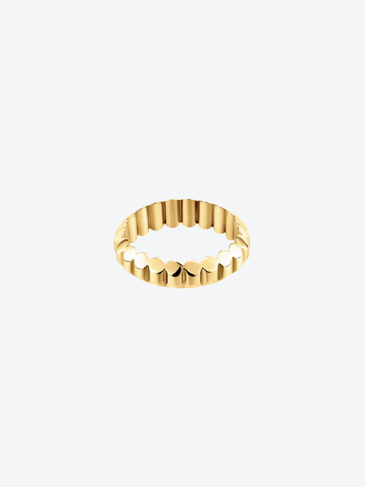 NEW 82 S RING IN YELLOW GOLD