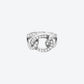 BAGUE RIFLI L EN OR BLANC ET DIAMANTS