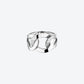 BAGUE RIFLI L EN OR BLANC