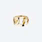 BAGUE RIFLI L EN OR JAUNE