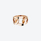 RIFLI S RING IN YELLOW GOLD