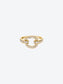 BAGUE RIFLI S EN OR JAUNE ET DIAMANTS