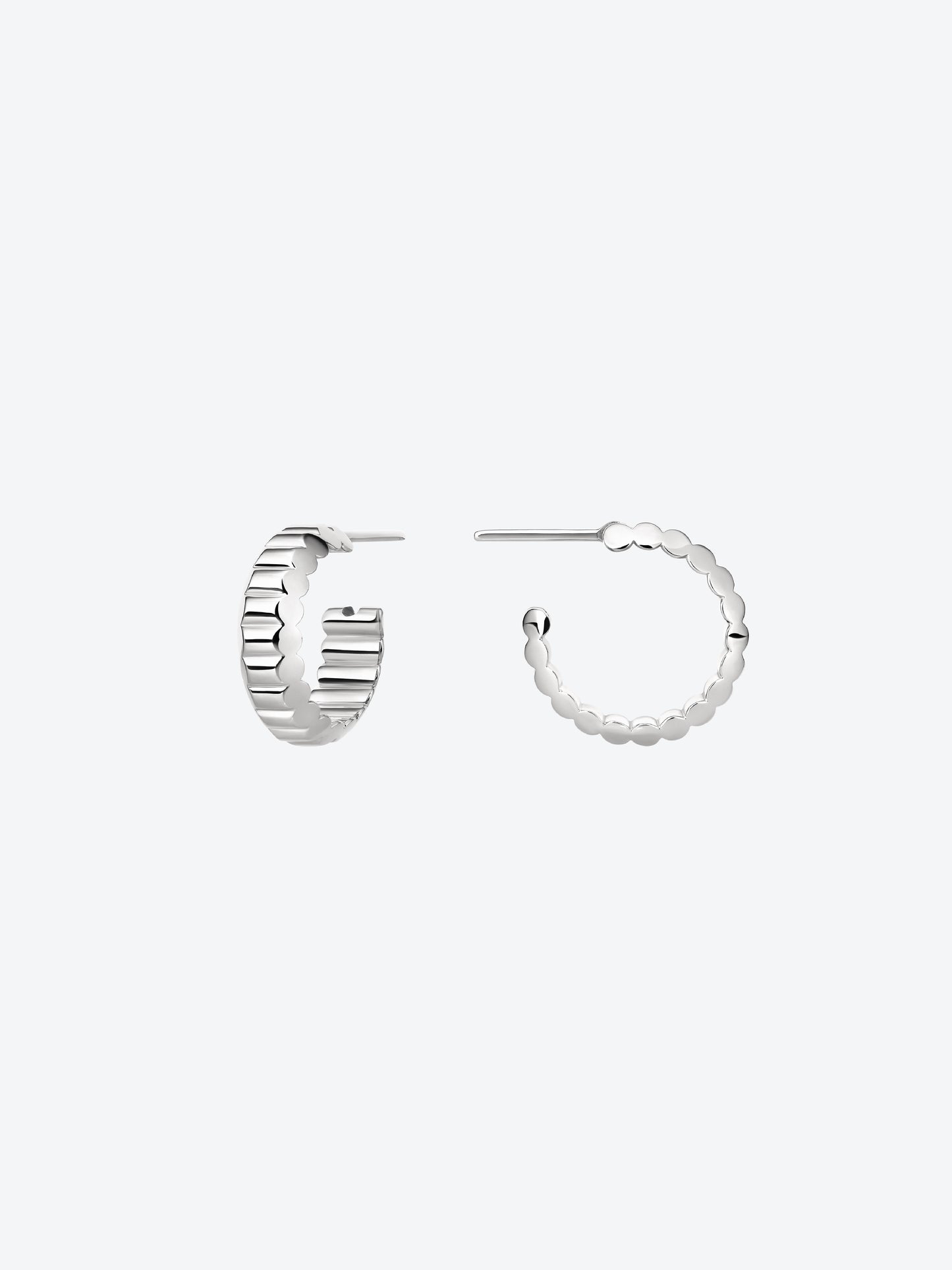 NEW 82 WHITE GOLD EARRINGS