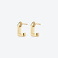 BOUCLES D'OREILLES OG L - OR JAUNE ET AIGUES-MARINES
