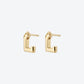 OG S EARRINGS - YELLOW GOLD AND HELIODORES