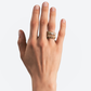 82 MOYEN MODÈLE RING IN YELLOW GOLD DIAMONDS