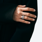  82 GRAND MODÈLE RING IN WHITE GOLD AND DIAMONDS