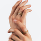 82 PETIT MODÈLE RING YELLOW GOLD AND DIAMONDS