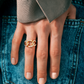RIFLI GRAND MODÈLE RING IN YELLOW GOLD AND DIAMONDS