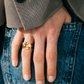 RIFLI GRAND MODÈLE RING IN YELLOW GOLD