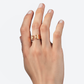DUNE FEU RING IN YELLOW GOLD