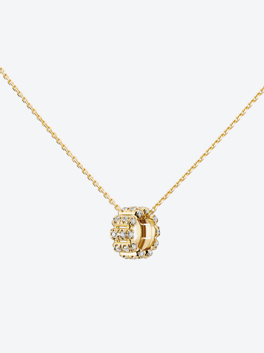 NEW 82 M WHITE GOLD AND DIAMOND PENDANT