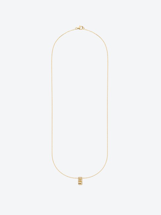 NEW 82 M WHITE GOLD AND DIAMOND PENDANT