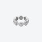 DAISY L RING IN WHITE GOLD AND DIAMONDS