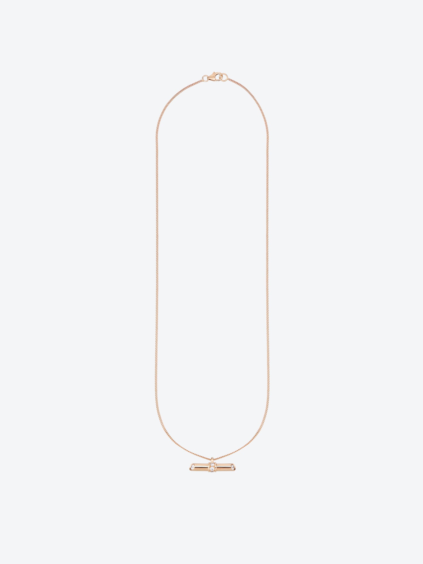 PENDENTIF NEW 82 MOYEN MODÈLE OR ROSE & DIAMANTS