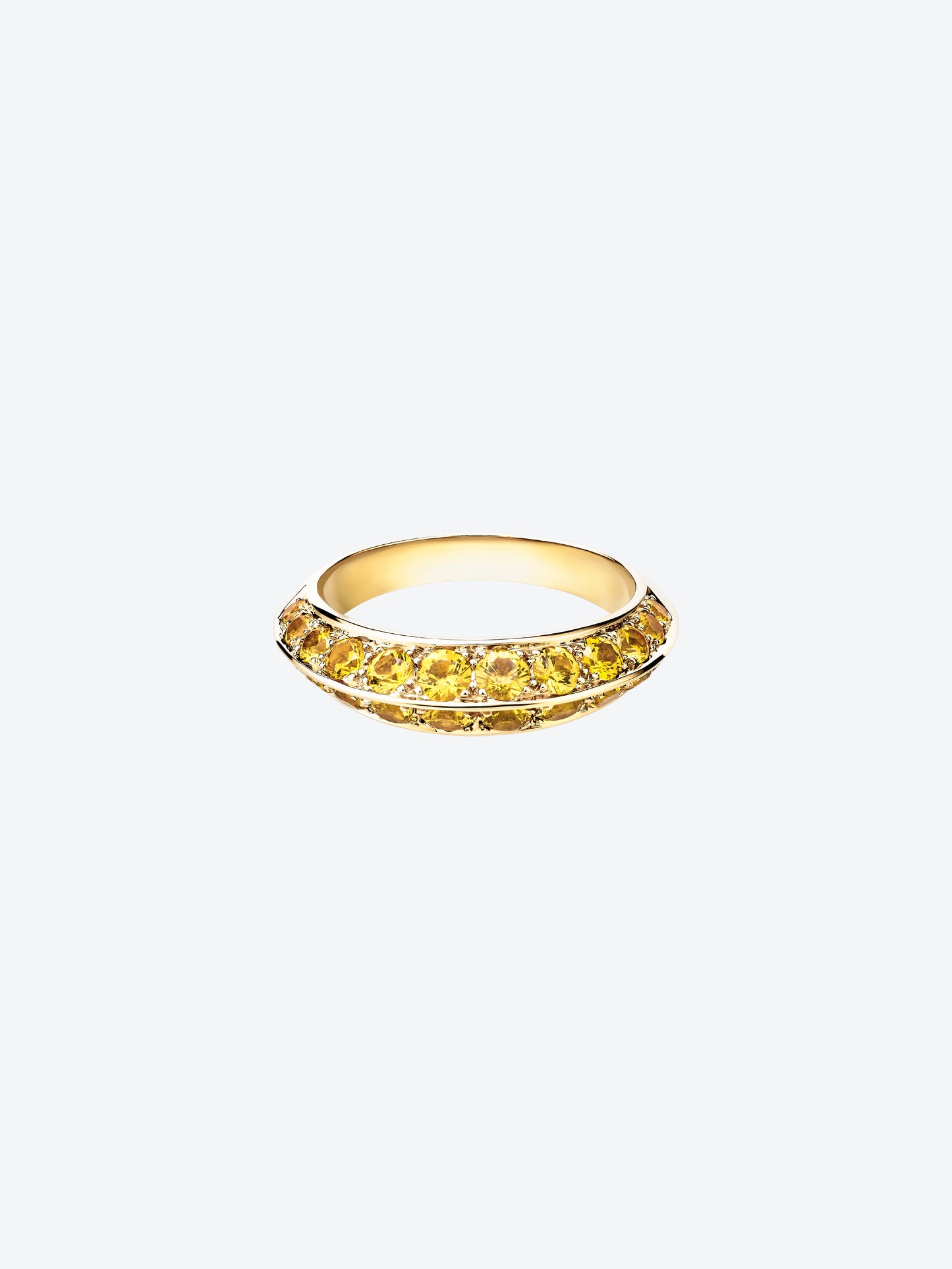 HERA S RING IN YELLOW GOLD AND YELLOW SAPPHIRE