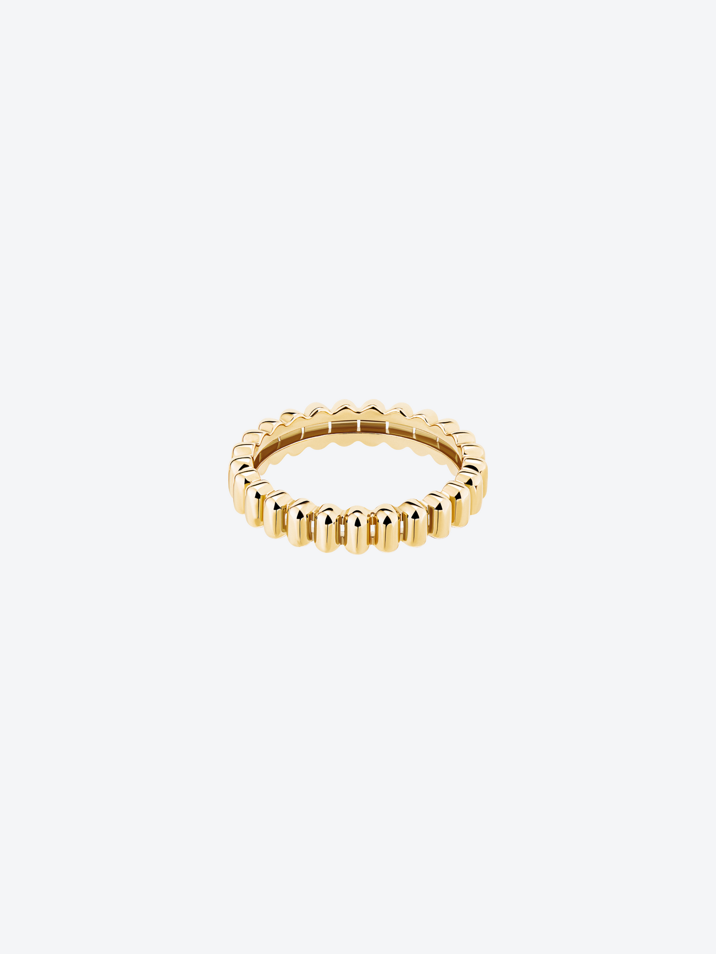 82 BI-COLOR RING IN YELLOW GOLD AND PALLADIUM-PLATED GRAY GOLD