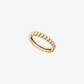 82 BI-COLOR RING IN YELLOW GOLD AND PALLADIUM-PLATED GRAY GOLD