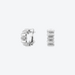 BOUCLES D'OREILLES 82 OR BLANC ET DIAMANTS