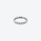82 BI-COLOR RING IN YELLOW GOLD AND PALLADIUM-PLATED GRAY GOLD