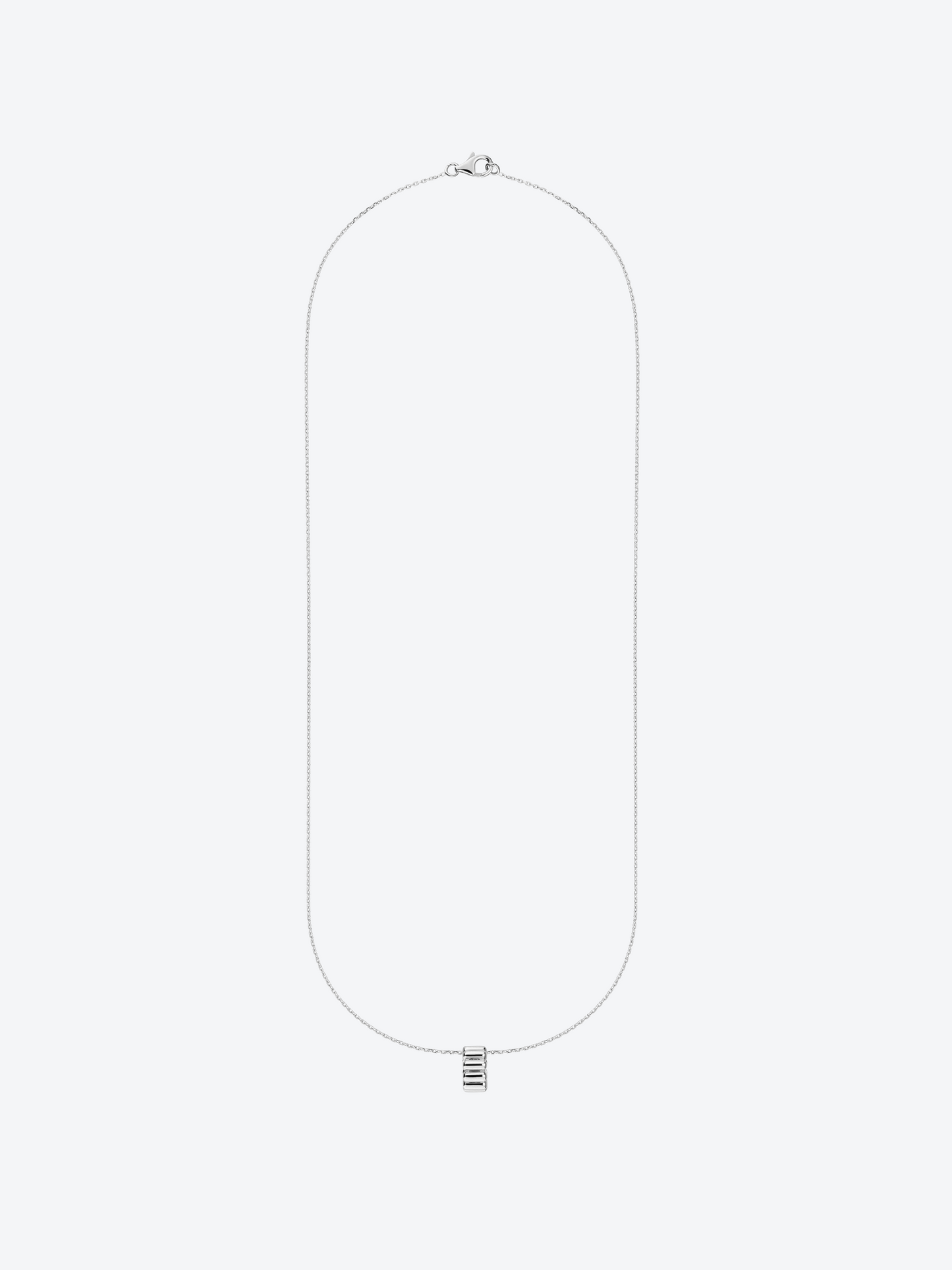 NEW 82 M WHITE GOLD AND DIAMOND PENDANT