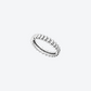 82 BI-COLOR RING IN YELLOW GOLD AND PALLADIUM-PLATED GRAY GOLD