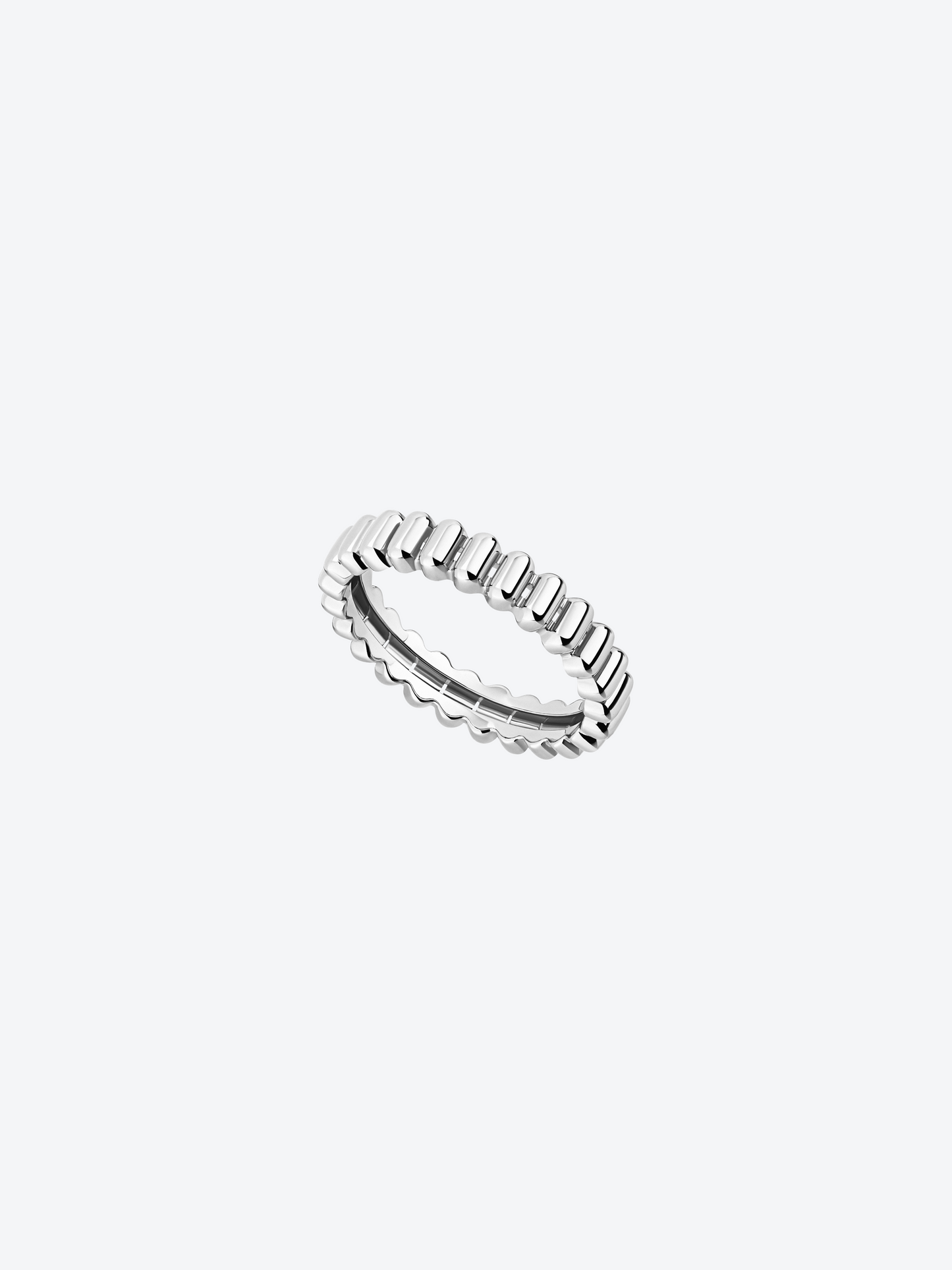 82 BI-COLOR RING IN YELLOW GOLD AND PALLADIUM-PLATED GRAY GOLD
