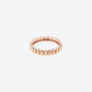 82 BI-COLOR RING IN YELLOW GOLD AND PALLADIUM-PLATED GRAY GOLD