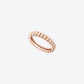 82 BI-COLOR RING IN YELLOW GOLD AND PALLADIUM-PLATED GRAY GOLD